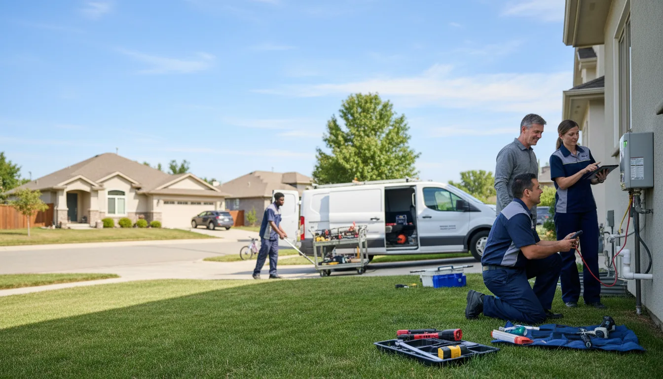 Tankless water heater service in Perry, MI